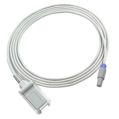 Cabo 6Pin do sensor de Comen SpO2 ao cabo de extensão 2.4M de DB9 SpO2 TPU