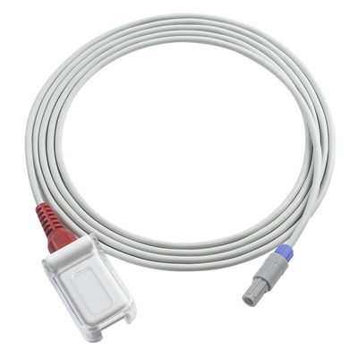 Cabo compatível do sensor SpO2 de Comen para M-asi-mo a tecnologia vermelha 3M Cable