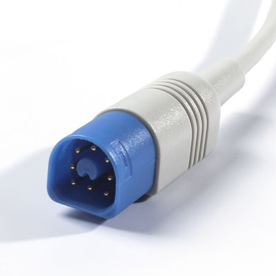 Retângulo adulto reusável 8Pin do sensor do grampo SpO2 do dedo da Philips M1196A
