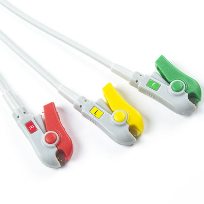 Para Mindray > Datascope Compatible Direct-Connect ECG Cable e fios de chumbo - 040-000964-00