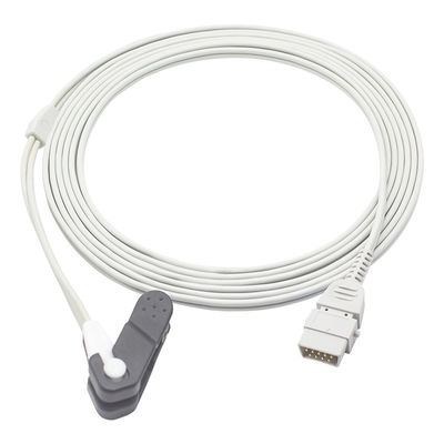 Huntleigh Reusable Spo2 Sensor 9 Pin Smartsigns Mp1 Mp1r Acc-Vsm-171 1m Curto