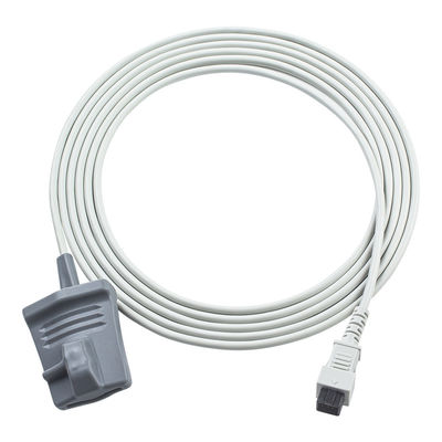 Konica Minolta Sensor de oxímetro de pulso reutilizável Quadrado 6 pin Pulsox-300 Pulsox-300i 1m Curto