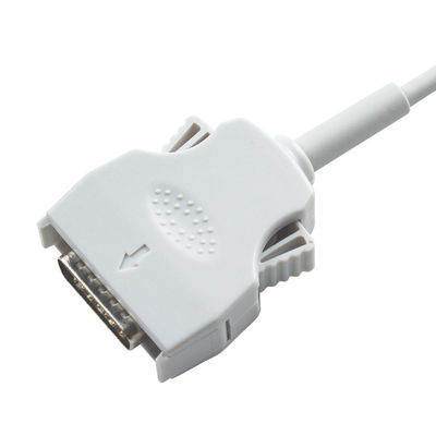 Cabos do cabo ECG do monitor paciente do ECG 10Leads da banana 4,0 do IEC de Fukuda Denshi CP-101LD FX101 FX-7202