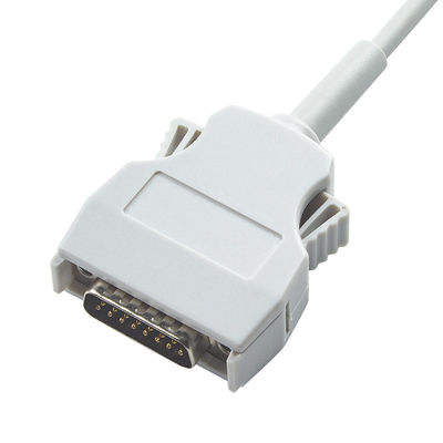 Cabos do cabo ECG do monitor paciente do ECG 10Leads da banana 4,0 do IEC de Fukuda Denshi CP-101LD FX101 FX-7202