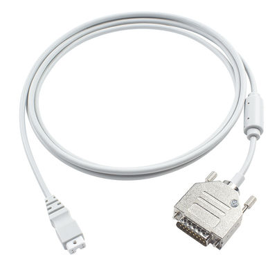 Drager Tech Flow Meter Cable DB 15 Pin Conector de fio