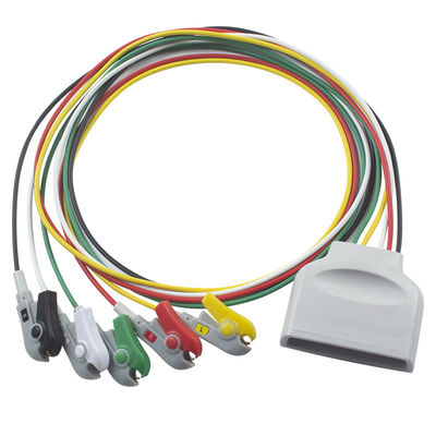 P-hilips MX40 Telemetria ECG Leadwires Cable do paciente 5 Lead ECG Leadwire IEC Grabber Clip 989803171931