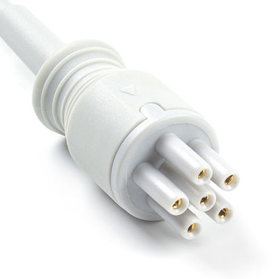 Para a Omron > Colin Cable ECG compatível com ligação directa e fios de chumbo 5Lead IEC Grabber