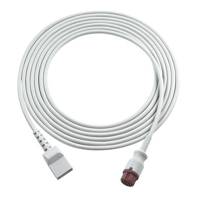 Mindray Datascope compatível IBP Adaptador Cable 12 pin para Utah Conector BeneView T1 T7 iMEC 10 15