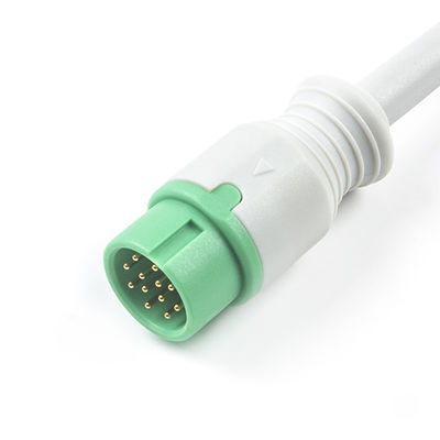 Para Biolight Q3 cabo de ECG para Biolight Q5 A QS Série 3 Lead IEC Grabber em Oximax Tech