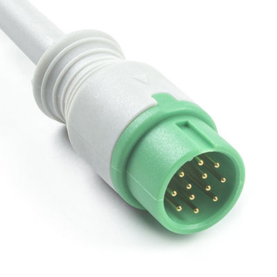 Para Biolight Q3 cabo de ECG para Biolight Q5 A QS Série 3 Lead IEC Grabber em Oximax Tech