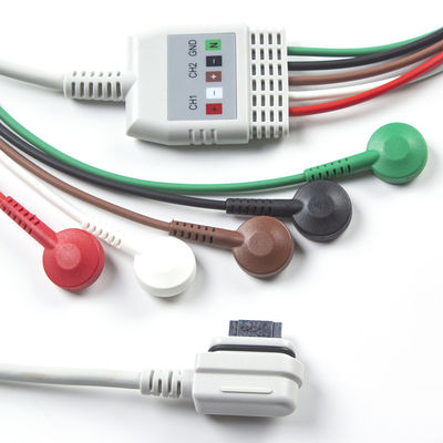 Cable ECG 5Lead Holter GE Seer ECG 2008594-001 Cable compatível com GE SEER LIGHTR