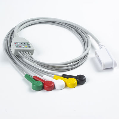 Conjunto de fios de chumbo 2104816-001 GE Seer 5Lead IEC Snap 2067634-019 Compatível GE SEER 1000