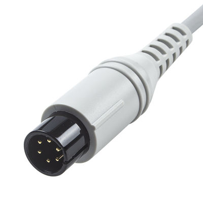 AAMI 6Pin ECG cabo tronco estilo Edan Din 3lead cabo 1.30M