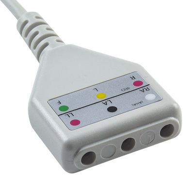 AAMI 6Pin ECG cabo tronco estilo Edan Din 3lead cabo 1.30M
