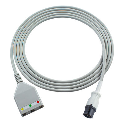 AAMI 6Pin ECG cabo tronco Edan LL estilo 3lead cabo 1.30M
