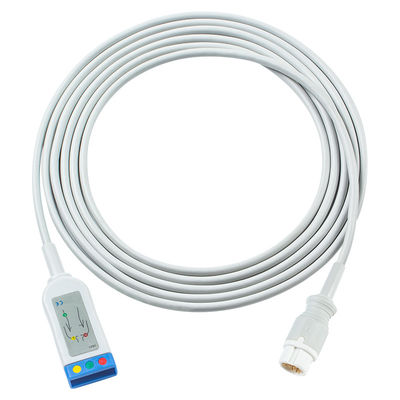 PH ECG cabo tronco EDG estilo 3lead Leadwires cabo 1.30M-43100A