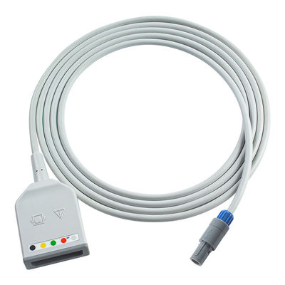 Biosys Lemo 6Pin 5Lead ECG Trunk Adaptador Cable BPM-103 Tepas Kma800 ECG Cable de Extensão Euro Style