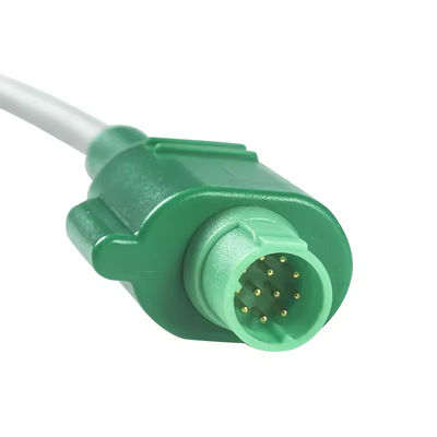 P-Philips PH Datascope 12Pin 5Lead ECG Trunk Adaptador Cable para CodeMasterXL+ Cardiosave IABP Rescue Hybrid