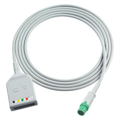 S-iemens Drager 7pin ECG Trunk Adaptador cabo Draeger ECG cabo Infinity Delta XL 5592162 ECG cabos de extensão