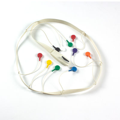 Compatível com Mortara X12 + Holter ECG Cable Mortara ECG Holter Mortara Cable 10 Lead Snap