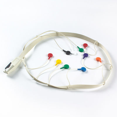 Compatível com Mortara X12 + Holter ECG Cable Mortara ECG Holter Mortara Cable 10 Lead Snap