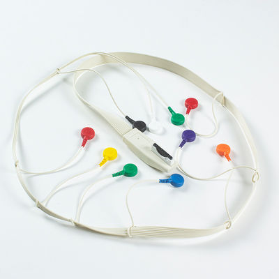 Compatível com Mortara X12 + Holter ECG Cable Mortara ECG Holter Mortara Cable 10 Lead Snap
