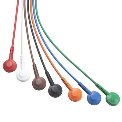 Compatível GE Healthcare 2008594-002 7-Lead ECG Telemetry Cable do paciente Seer Light Encomenda 5pcs obtenha 1pcs Saco grátis