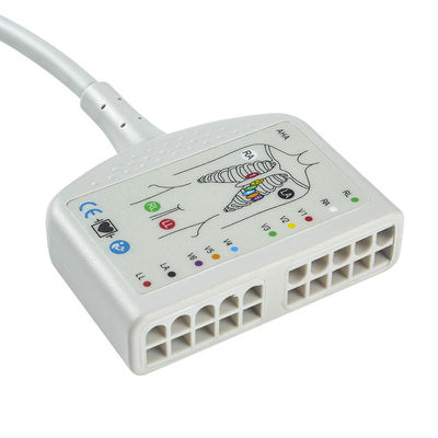 Compatível com o Mindray BeneHeart D6 ECG Trunk Cable ECG para o Mindray Defibrillador IEC