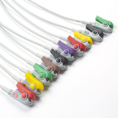 Compatível com P-Hilips TC30 TC50 ECG Leadwire IEC Grabber TC70 IEC Grabber