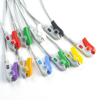 Compatível com P-Hilips TC30 TC50 ECG Leadwire IEC Grabber TC70 IEC Grabber