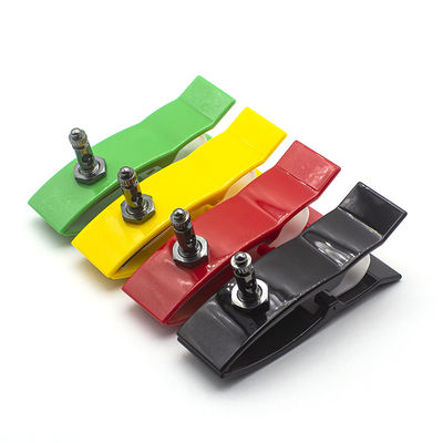 Adaptadores de pinças de membros de cores múltiplas pediátricas com conector Snap End e revestimento Ag/Cl