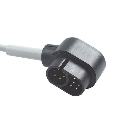 4 Cabo de ECG de chumbo para Welch Allyn 1500 IEC Grabber 24 meses de vida útil Compatível