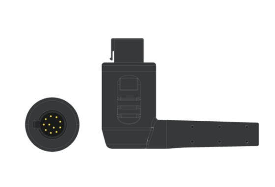 2.5m 5.0 diâmetro Corpus compatíveis 3 ECG cabo 4Lead IEC Grabber para o final do paciente