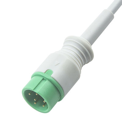Cable de ECG AHA Grays compatível IVY 5Lead Snap 1m 3,0 diâmetro