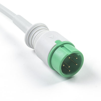 Cable de ECG AHA Grays compatível IVY 5Lead Snap 1m 3,0 diâmetro