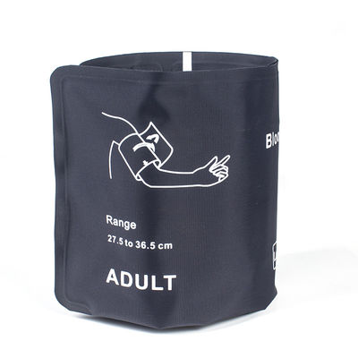 Manchote NIBP para adultos Tubo único sem bexiga 27.5-36.5cm Manchote de nylon