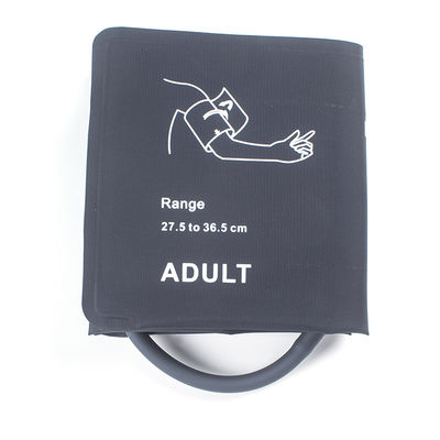 Manchote NIBP para adultos Tubo único sem bexiga 27.5-36.5cm Manchote de nylon