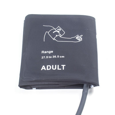Manchote NIBP para adultos Tubo único sem bexiga 27.5-36.5cm Manchote de nylon