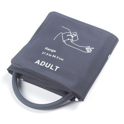 Manchote NIBP para adultos Tubo único sem bexiga 27.5-36.5cm Manchote de nylon