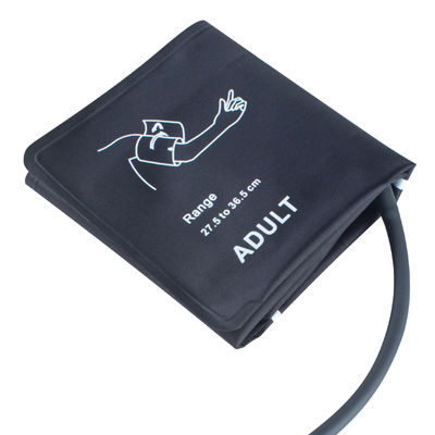 Manchote NIBP para adultos Tubo único sem bexiga 27.5-36.5cm Manchote de nylon