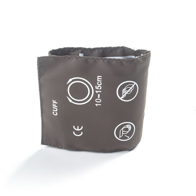 Mançote NIBP Reutilizável Bebê Tubo único 10-15cm Mançote TPU Marrom M1571A 989803104141
