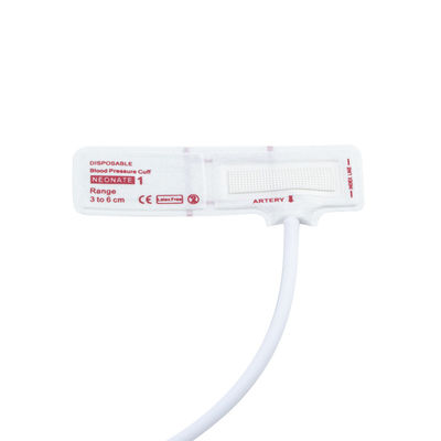 Dispositivo Neonatal NIBP Cuff Tubo único Tamanho 1 3-6cm Sem látex Estéril