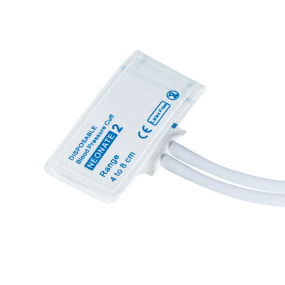 Dual Tube Neonatal Disposable NIBP Cuff Tamanho 2 4-8cm 24 Meses de Prazo