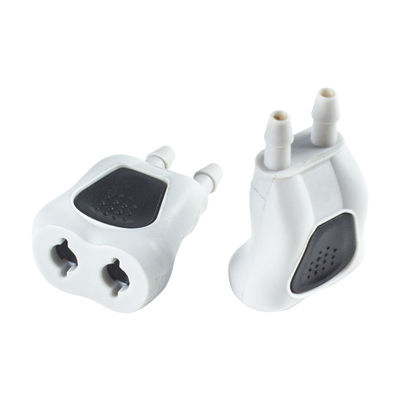 Conector NIBP sem látex estéril GE Dina Click Feminino 2059294-001 para mangueiras de luz dupla