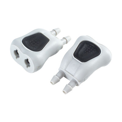 Conector NIBP sem látex estéril GE Dina Click Feminino 2059294-001 para mangueiras de luz dupla