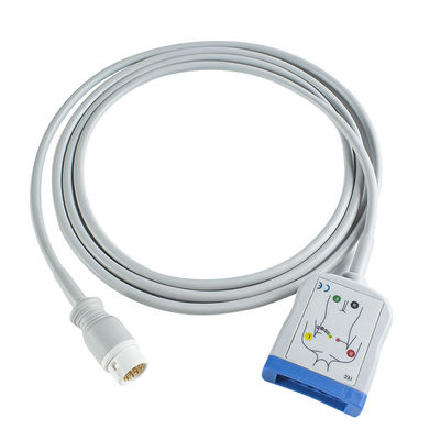 Compatível com P-Hilips ECG Trunk Cable - M1663A Para 78352C, 78354C, 78834C, 867036, HeartStart MRx, IntelliVue