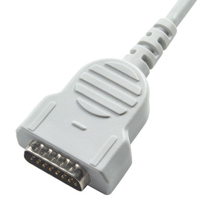 Flexível GE Healthcare Marquette ECG Trunk Cable 22341809 para Adultos/Monitoramento Pediátrico