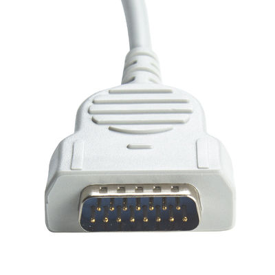 Flexível GE Healthcare Marquette ECG Trunk Cable 22341809 para Adultos/Monitoramento Pediátrico
