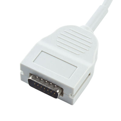OD6mm 2.2M ECG cabo do tronco Compatível com Mortara Burdick 1600 300 3100 400 6100 800