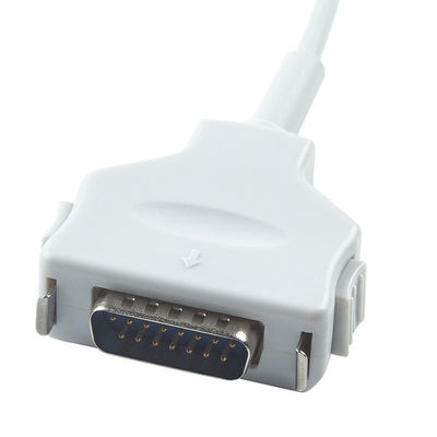 Cable EKG compatível Fukuda Denshi 10Lead para CardiMax FX-7202, CardiMax FX-7402, CardiMax FX-7101